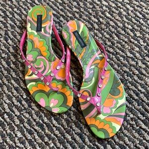 Dolce & Gabbana Vero Cuoio Rhinestone Sandals